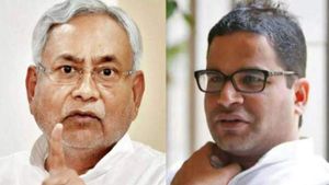 நிதிஷ் குமாருடன் 'பிகே' ரகசிய மீட்டிங்.. ‘மெகா பிளான்’.. பெரிய குறி! மாறி மாறி அட்டாக் பண்ணதெல்லாம்? 