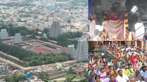 நினைத்தாலே முக்தி தரும் அண்ணாமலையானே! ஆவணி மாத பவுர்ணமி கிரிவலத்திற்கு குவியும் பக்தர்கள்! 