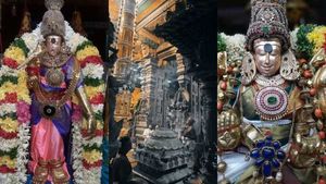 பாட்டில் குற்றம்..நக்கீரருடன் வாதம்..தருமிக்கு பொற்கிழி அளித்த மதுரை சொக்கநாதர் திருவிளையாடல் 