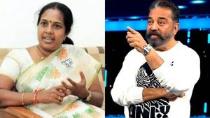 மக்களிடம் மனுவை வாங்கிவிட்டு பிக் பாஸ் ஷோவுக்கு போய்விடுவார் கமல்! காய்ச்சி எடுத்த வானதி சீனிவாசன்! 