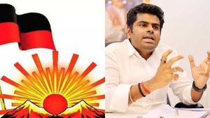 ஆங்கில வளர்ச்சியே திமுகவின் நோக்கம்.. தமிழ் வளர்ச்சிக்காக திமுக என்ன செய்தது?.. அண்ணாமலை கேள்வி! 