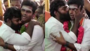 அண்ணாமலையே ஷாக் ஆயிட்டாருங்க.. கட்டிப் பிடித்து முத்தம்! தேவர் நினைவிடத்தில் கூவிய ஆர்கே சுரேஷ்! 