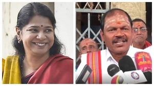 பேனா சின்னம்! ஆடு பகை குட்டி உறவா? கனிமொழிக்கு பதவி கொடுத்த பாஜக! அர்ஜுன் சம்பத்துக்கு வந்ததே கோபம்! 