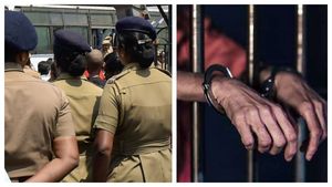 கால்பந்து போட்டிக்கு நடுவே பெண் காவலருக்கு பாலியல் தொல்லை! தப்பிய இளைஞரை மடக்கிப்பிடித்த போலீஸ் 
