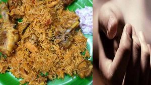 உயிரை குடித்த சிக்கன் பிரியாணி.. சோகமான வளைகாப்பு விழா..திருவாரூர் மருத்துவமனையில் 5 பேர் அனுமதி 