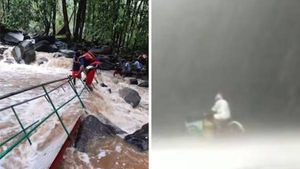 கனமழை: கோவாவில் உருக்குலைந்த கேபிள் பாலம்! தவித்த 40 சுற்றுலா பயணிகள்!மும்பை விமான சேவைகள் பாதிப்பு 