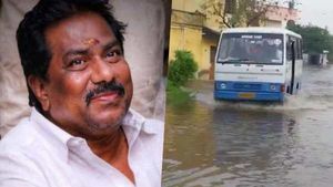 குளமாக தேங்கிய மழை நீர்.. உண்ணாவிரதம்..மேயருக்கு எதிராக மல்லுக்கட்டும் அமைச்சர் மூர்த்தி 