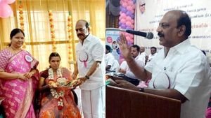 மாமியார் பேச்சை கேட்காதே! வயிறு எரியுது! பிள்ளைகளுக்கு தமிழ் பெயர் வைங்க! அமைச்சர் அன்பரசன் உருக்கம்! 