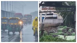 திண்டுக்கல்லில் 3 மணிநேரம் வெளுத்த மழை- மருத்துவ கல்லூரி மருத்துவமனை சுற்று சுவர் இடிந்து விழுந்தது! 