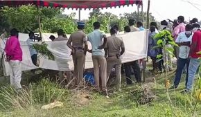  மயானத்தில் சிதறி கிடந்த மஞ்சள் தூள்.. புதைக்கப்பட்ட சிறுமியின் தலை மட்டும் மாயம்.. திக்திக்