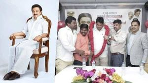 ஸ்டாலினுக்கு துபாயில் பாராட்டு விழா! கொண்டாடித் தீர்த்த அமீரக திமுக!நெகிழ்ந்து போன கலாநிதி வீராசாமி 