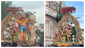 ஆஸ்திரேலியாவில் கந்த சஷ்டி.. சூரபத்மனை சம்ஹாரம் செய்த சிட்னி முருகன் 