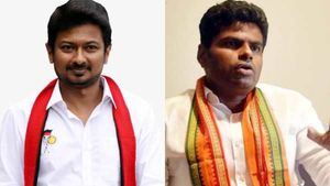உதயநிதி ஸ்டாலின் ஜோடியாக ஹன்சிகா, எமி ஜாக்சன்.. தமிழ் நாயகிகளுக்கு தகுதியில்லையா? அண்ணாமலை கேள்வி! 