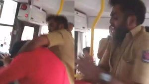வழி விடமாட்டீயா?  'அந்த' விரலை காட்டிய பைக்கர்.. பிரித்து மேய்ந்த பஸ் டிரைவர்! பெங்களூரில் ஷாக் 