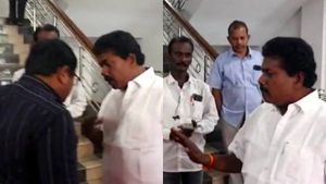 என்னது எனக்கே சேர் இல்லையா? நான் கோபமா போறேன்! கொந்தளித்த பாமக சதாசிவம்! சமாளித்த ஆபீசர்ஸ்! 