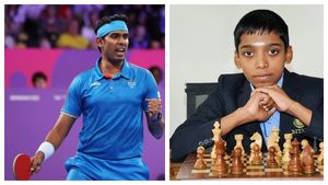 அடிதூள்! தேசிய விளையாட்டு விருதுகள்! சரத் கமலுக்கு கேல் ரத்னா.. பிரக்ஞானந்தாவுக்கு அர்ஜுனா விருது! 