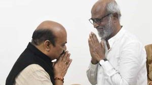 கர்நாடகா உதயமான நாள் விழா- கன்னடத்தில் பேசிய ரஜினிகாந்த்- நன்றி சொன்ன முதல்வர் பசவராஜ் பொம்மை! 