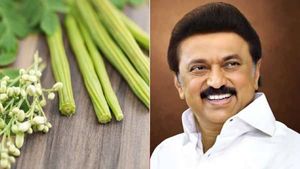 உடலுக்கு வலு சேர்க்கும் மருத்துவப் பண்பு முருங்கைக்கு உண்டு! கண்காட்சி வெற்றிபெற முதல்வர் வாழ்த்து! 
