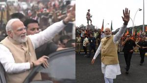 ரூட்டை மாற்றிய பிரதமர் மோடி.. வரும்போது ஹெலிகாப்டர்.. போகும்போது கார்.. வேலையை காட்டிய வருண பகவான்! 
