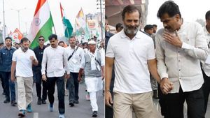 இணைந்த கரங்கள்! துரை வைகோவிடம் மனம் விட்டு பேசிய ராகுல்காந்தி! தெலுங்கானாவில் 'நண்பேண்டா' நிகழ்வு! 