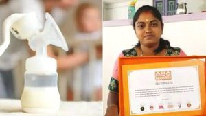 7 மாதங்களில் 1,400 குழந்தைகளுக்கு தாய்ப்பால் கொடுத்த.. கோவை பெண்.. சாதனை புத்தகத்தில் இடம்பிடித்தார் 