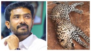 மின்வேலியில் சிக்கி சிறுத்தை பலி.. ஒருவழியாக தேனி வனத்துறை முன்பு ஆஜரானார் எம்பி ரவீந்திரநாத் 
