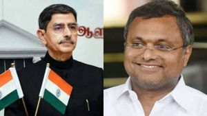 பனிஷ்மெண்டில் தான் தமிழகத்துக்கு ஆளுநராக வந்தார் ஆர்.என்.ரவி! ஒரே போடாக போட்ட கார்த்தி சிதம்பரம்! 