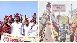 திருமணத்துக்கு பெண் இல்லையாம்.. மணமகன் உடையில் தெருதெருவாய் இளைஞர்கள் ஊர்வலம்.. பரபரத்த மகாராஷ்டிரா 
