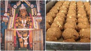 அனுமன் ஜெயந்தி.. குமரி சுசீந்திரம் தாணுமாலயசுவாமி கோயிலில் 1.08 லட்சம் லட்டு பிரசாதம் தயார் 