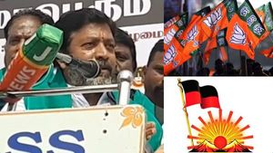 விசிக+கம்யூனிஸ்டுக்கு குட்பை.. நாடாளுமன்ற தேர்தலில் திமுக+பாஜக கூட்டணி.. சிவி சண்முகம் சொன்ன ஆரூடம்