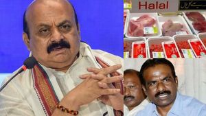 ஹிஜாப் “ஓவர்”.. அடுத்து ஹலால் தடை! நெருங்கும் கர்நாடக தேர்தல் - புதிய ஆயுதத்தை கையில் எடுத்த பாஜக 