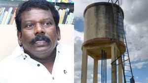 குடிநீர் தொட்டியில் மலத்தை கலந்த அரக்கன்கள்! புதுக்கோட்டை மாவட்டத்தில் நடந்த அவலம்! காங்.கண்டனம்! 