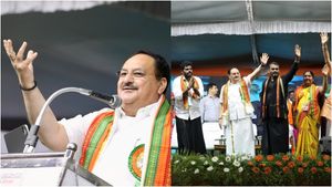 தமிழகம் பாதுகாப்பான கைகளில் இல்லை! திமுக கருணாநிதி &சன்ஸ்க்கான கட்சி! கோவையில் கொந்தளித்த ஜேபி நட்டா 