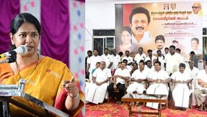 நிறைய பேர் போனே எடுக்கமாட்டாங்க! இவரு அப்படியில்லை.. அமைச்சர் அனிதாவை புகழ்ந்த கனிமொழி எம்.பி.! 