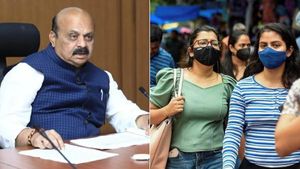 கர்நாடகாவில் அமலுக்கு வந்தது கட்டாய முக கவசம்- புத்தாண்டு கொண்டாட்டங்களுக்கும் கட்டுப்பாடு! 