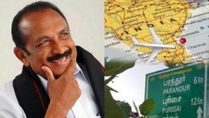 பரந்தூர் விமான நிலையம்..வைகோ கேட்ட அதிரடி கேள்வி..மாநில அரசு வசம் உள்ளதாக மத்திய அரசு பதில் 
