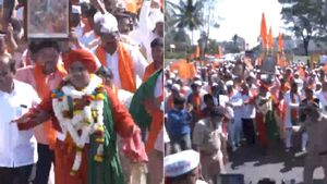 கர்நாடகா ஆளும் பாஜகவுக்கு நெருக்கடி- இடஒதுக்கீடு கோரி பஞ்சமசாலி லிங்காயத் சமூகம் பிரம்மாண்ட பேரணி! 