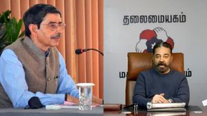தமிழ்நாட்டை பிரித்தாளும் சூழ்ச்சி பலிக்காது! தமிழின் பெயரால் சதிராடும் ஆளுநர் ஆர் ரவி! மநீம கண்டனம்! 