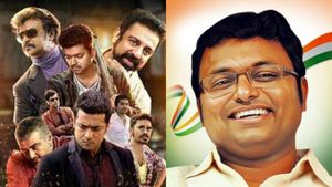 நடிகர்கள் அரசியலுக்கு வராதது அவர்களுக்கு தான் நல்லது! புத்திமதி கூறும் கார்த்தி சிதம்பரம் எம்.பி.! 