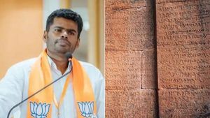 தமிழ் கல்வெட்டுகளை பாதுகாக்கணும்.. “சென்னையில் வசதிகள் தேவை”.. மத்திய அமைச்சருக்கு அண்ணாமலை கடிதம்! 