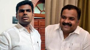 வெறும் வாயில் வடை சுடாதீங்க.. அண்ணாமலைக்கு தைரியம் இருந்தால் இறங்கி பார்க்கட்டும்! காங் எம்பி சவால்!