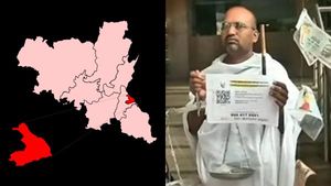 அது என்ன 10 ரூபாய் நாணயத்தை வாங்க மாட்டீங்களா.. வேட்புமனு தாக்கலில் காந்தி..ஈரோடு கிழக்கு சுவாரஸ்யம் 