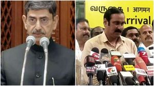 திராவிடம் வருதே.. ஆளுநர் ஆர்என் ரவி தேசிய கீதம் பாட மாட்டாரா? அட்டாக்கை ஆரம்பித்த அன்புமணி ராமதாஸ்! 