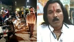  தேர்தலுக்கு முன் தொடரும் மதமோதல்.. இந்து அமைப்பு தலைவர் மீது துப்பாக்கிச் சூடு.. பீதியில் கர்நாடகா 