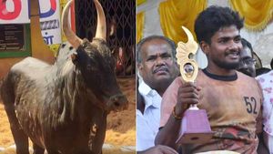 அலங்காநல்லூர் ஜல்லிக்கட்டு: சொல்லி அடித்த கைக்குறிச்சி காளை.. 26 காளைகளை அடக்கி ‘கார்’ வென்ற வீரர்! 