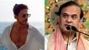 பதான் சர்ச்சை: ஷாருக்கானா அது யாரு?  செய்தியாளர்களிடம் பதில் கேள்வி எழுப்பிய அசாம் முதல்வர்! 