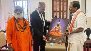 இலங்கையில அர்ஜூன் சம்பத்! மத்திய இணை அமைச்சர் எல்.முருகன், அண்ணாமலையைத் தொடர்ந்து பயணம்! 