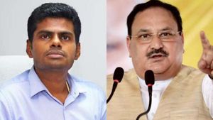 அண்ணாமலை கையில் முக்கிய பொறுப்பை கொடுத்த ஜேபி நட்டா.. கர்நாடக தேர்தலுக்கான இணை பொறுப்பாளராக நியமனம்! 