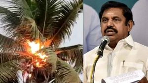  ஈரோடு கிழக்கு.. எடப்பாடி வந்ததும் பற்றி எரிந்த தென்னை மரம்.. பதறிய தொண்டர்கள்.. என்ன நடந்தது