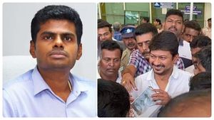 அண்ணாமலைக்கும் சட்டம் ஒழுங்குக்கும் என்னங்க சம்பந்தம்? கூலாக கேட்ட உதயநிதி.. களத்தில் இறங்கிட்டாரே! 